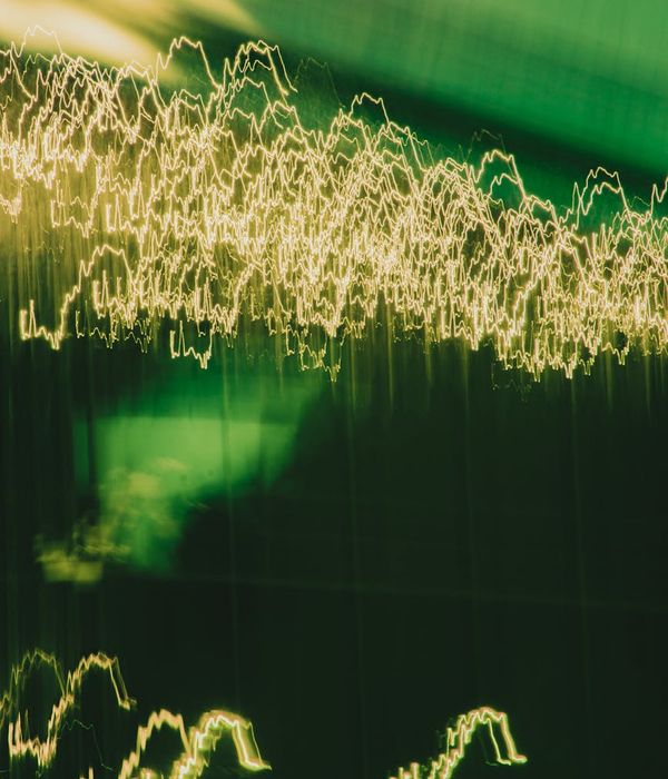 Abstract glowing lines representing dynamic motion and energy flow