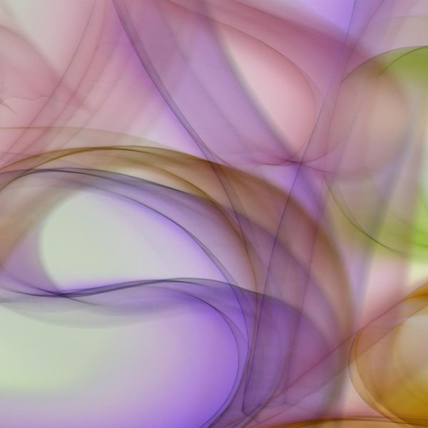 Flowing abstract shape representing smooth cardio movement