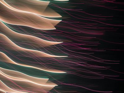 Minimalist graphic showing rhythmic wave patterns of activity